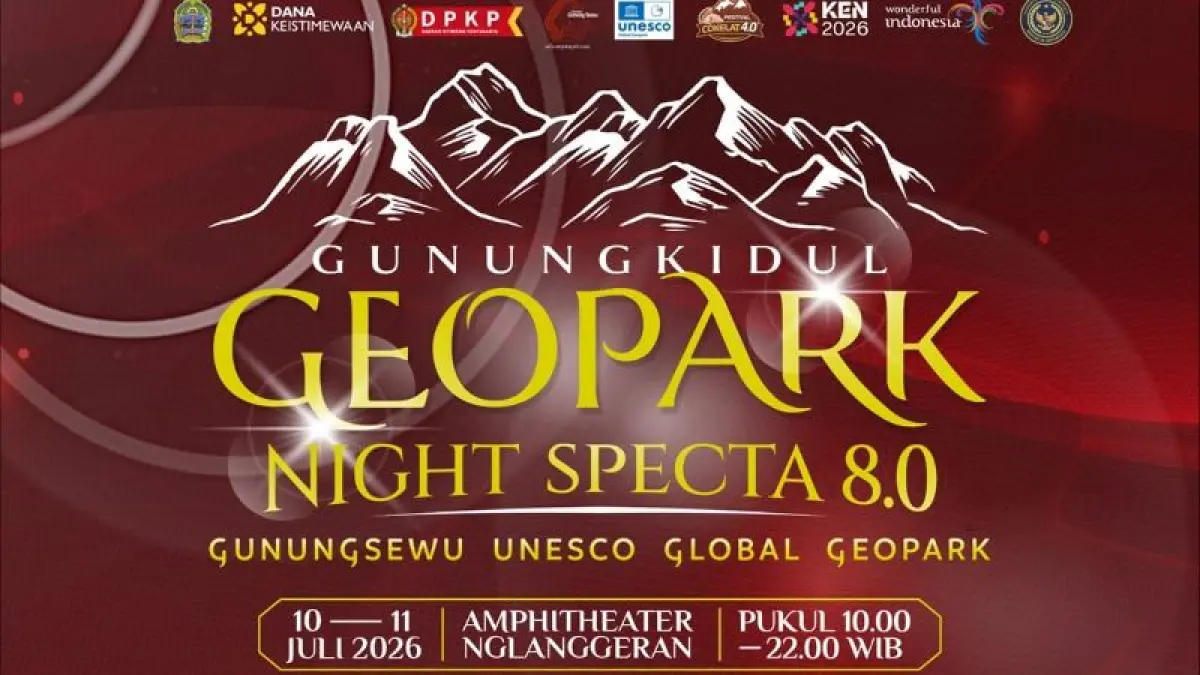 Gunungkidul Geopark Night Specta 8.0. (ISTIMEWA)