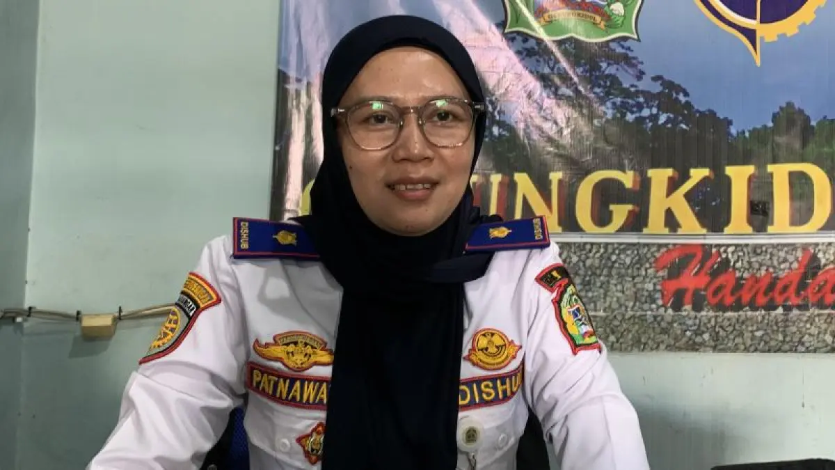 Kepala Seksi Manajemen dan Rekayasa Lalu Lintas Dishub Gunungkidul Patnawati. (Dzika Fajar/Radar Jogja)

&nbsp;