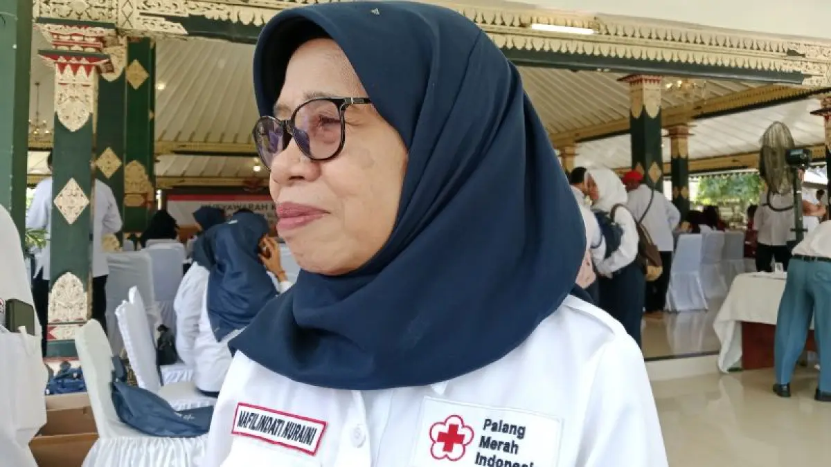 Ketua PMI Sleman Mafilindati Nuraini. (Delima&nbsp;Purnamasari/Radar Jogja)