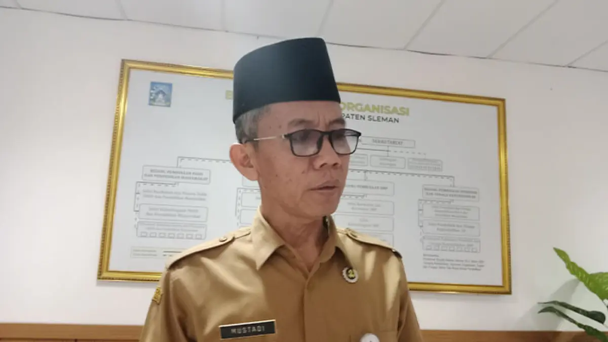 Kepala Dinas Pendidikan Kabupaten Sleman Mustadi. (Delima Purnamasari/Radar Jogja)