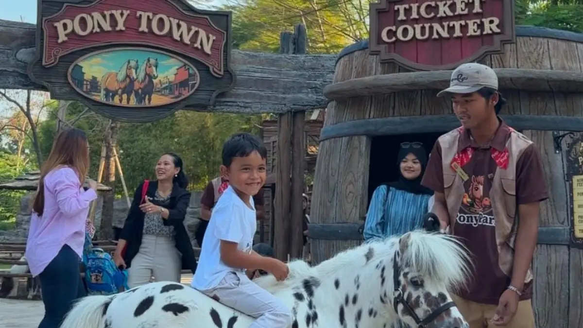 Destinasi wisata baru di Klaten, Jawa Tengah, Pony Park. 