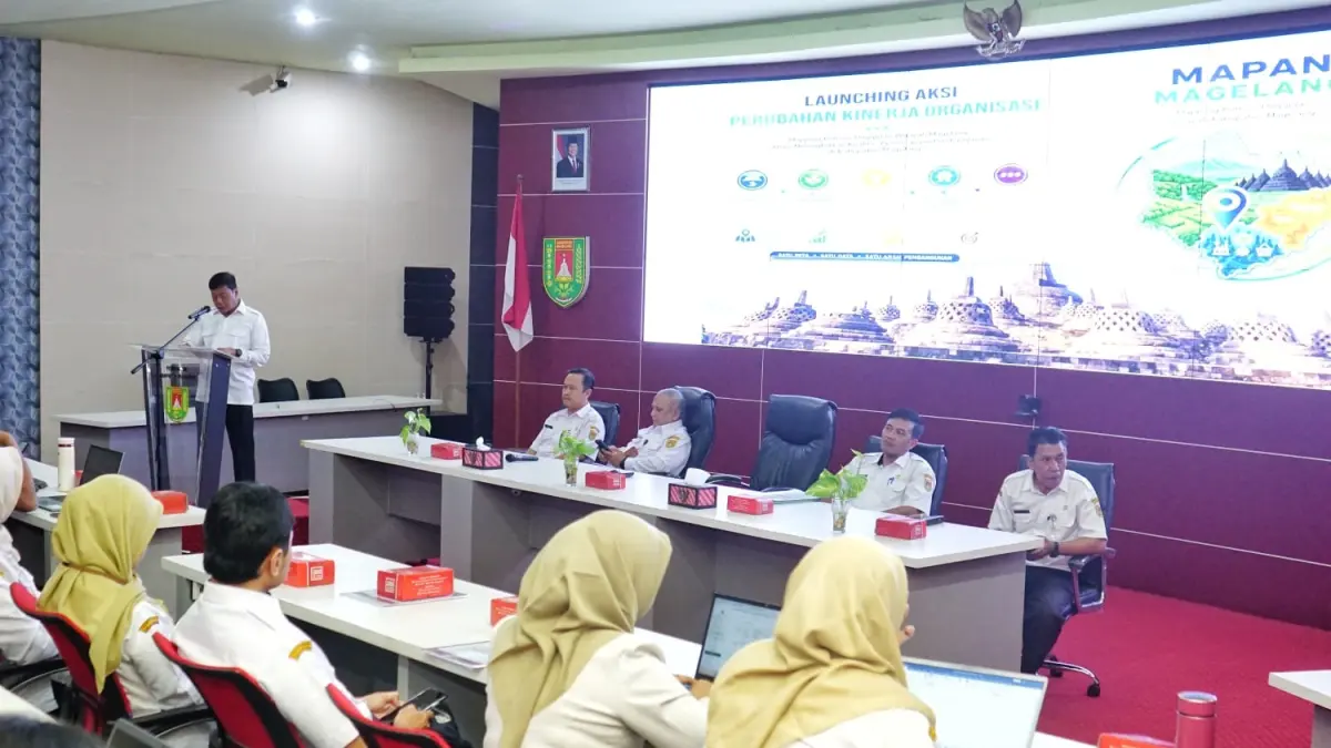 Pemkab Magelang meluncurkan tiga inovasi baru di Ruang Command Center Pusaka Gemilang, Rabu (8/7).