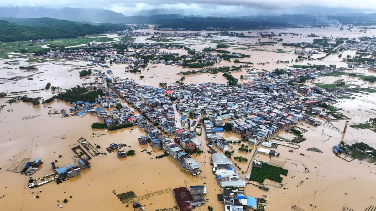Banjir di Hengzhou, Nanning, China (AP News)