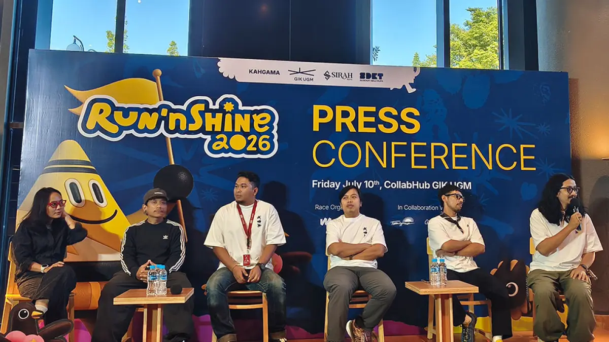 Sesi konferensi pers gelaran Run