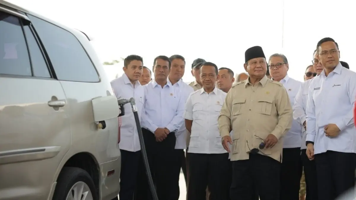 SUMBER ENERGI: Presiden Republik Indonesia Prabowo Subianto secara resmi meluncurkan program mandatori biodiesel B50 di Karawang, Jawa Barat, Kamis (9/7/2026). (ISTIMEWA)