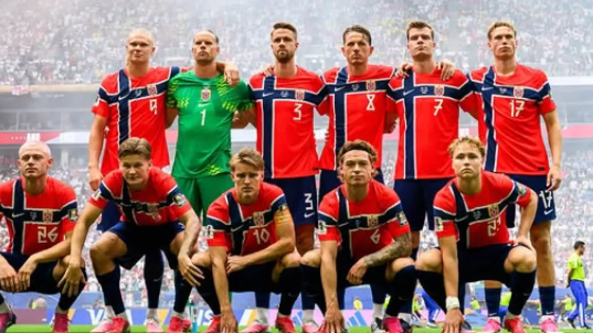 Starting eleven timnas Norwegia dalam pertandingan perempat final Piala Dunia 2026 melawan Inggris.