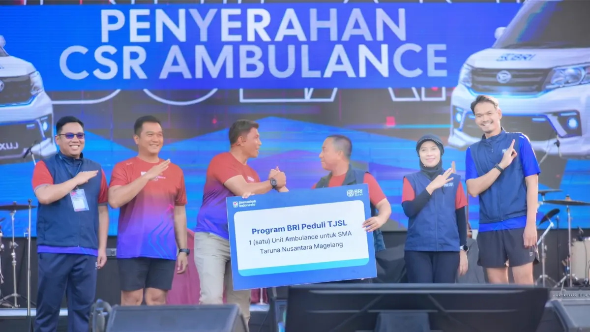 BRI Perkuat Dukungan bagi Generasi Unggul Bangsa, Serahkan Ambulans untuk SMA Taruna Nusantara Magelang