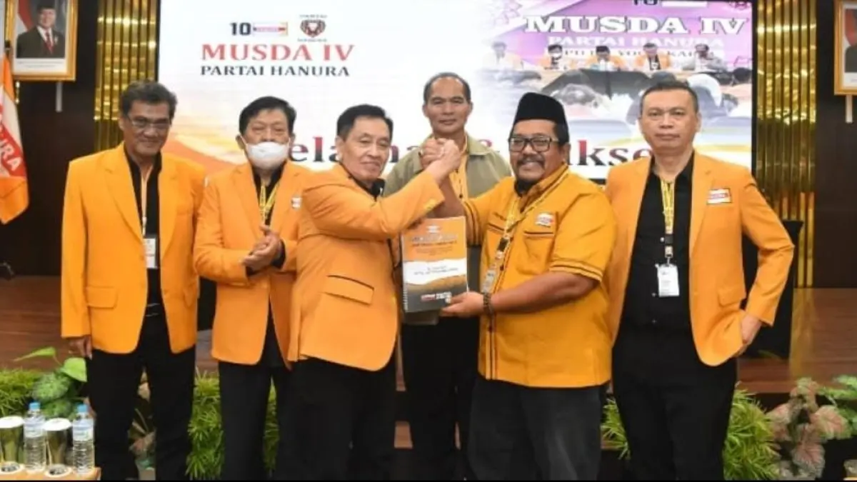  H. Heru Bantolo, S.H., M.H. secara resmi dikukuhkan sebagai Ketua DPD Partai Hanura Daerah Istimewa Yogyakarta periode baru. 