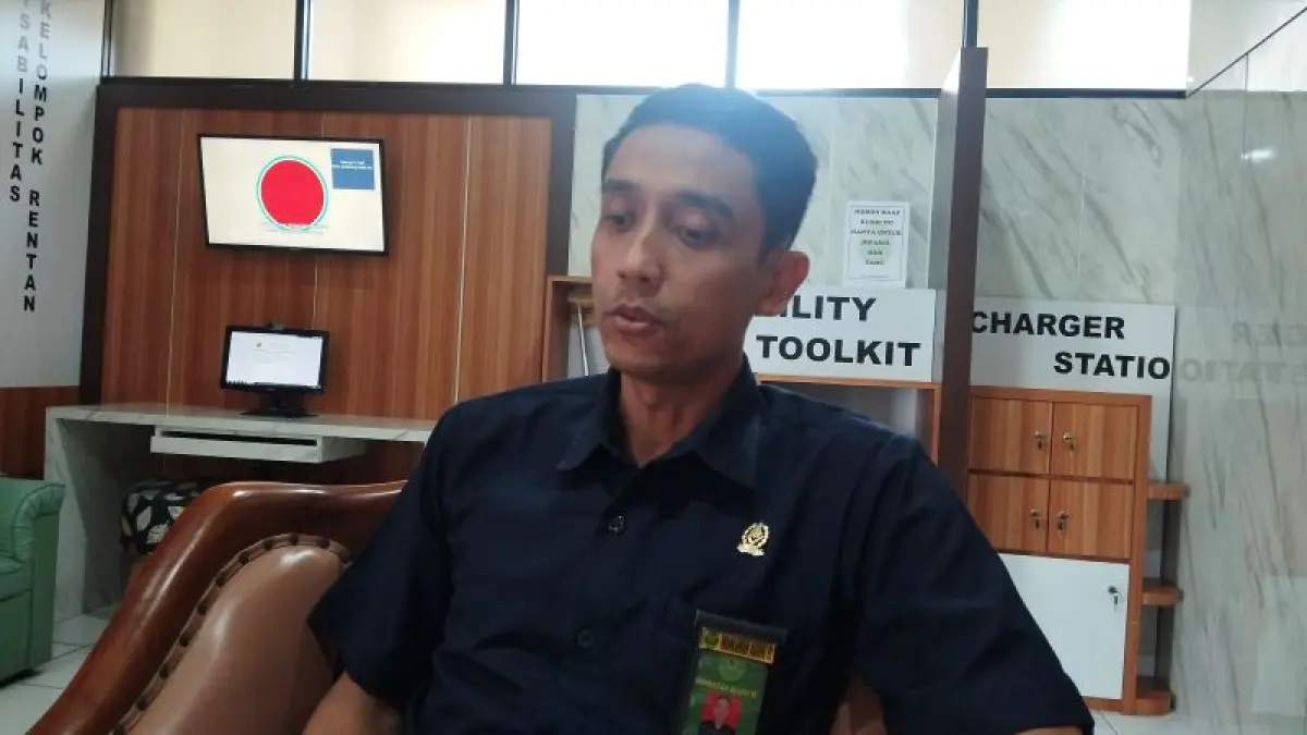 Humas PN Bantul Heri Santoso. (Cintia&nbsp;Yuliani/Radar Jogja)