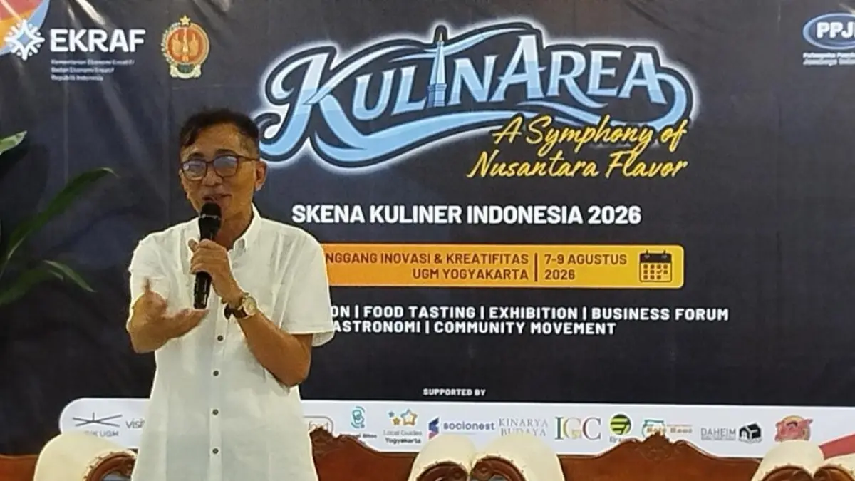 Ketua Penyelenggara sekaligus Founder Kulinarea, Sumartoyo. (Foto: iwa ikhwanudin/Radar Jogja)