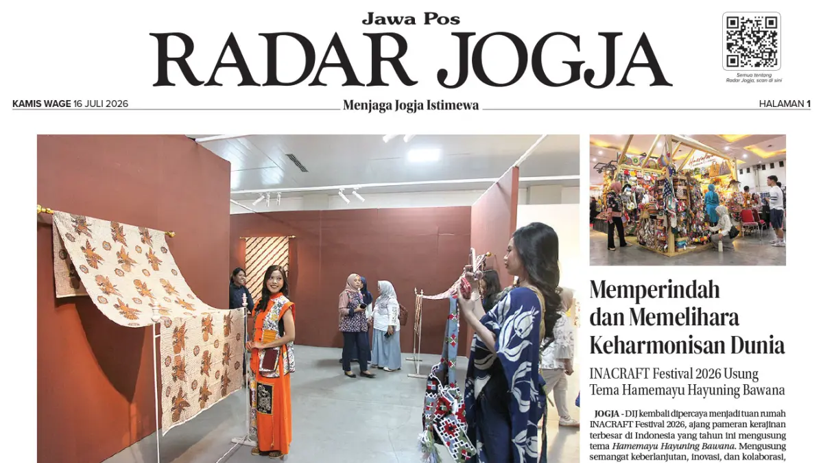 JAWA POS - RADAR JOGJA, EDISI KAMIS, 16 APRIL 2026