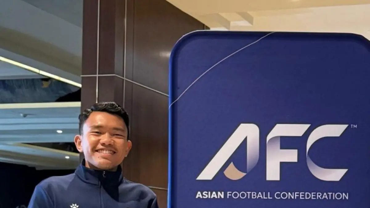 Wasit asal Bogor, Naufal Adya Fairuski resmi memiliki lisensi AFC Elite Referee. (PSSI)