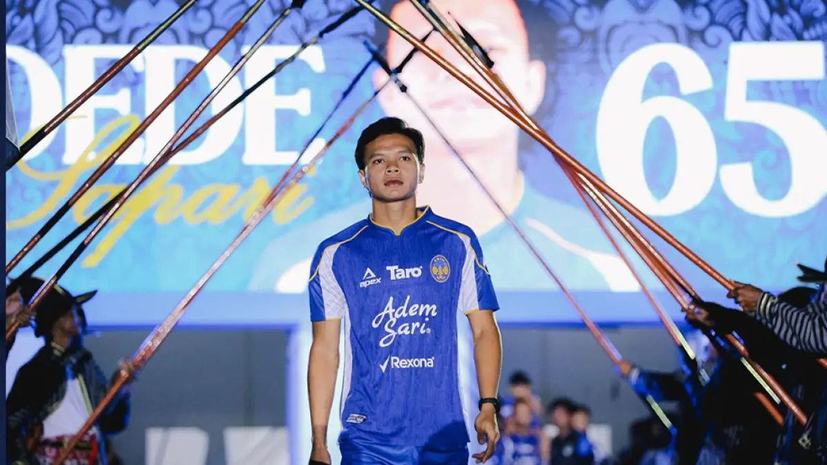 Dede Sapari saat mengenakan jersey PSIM Jogja. Dok. PSIM Jogja&nbsp;
