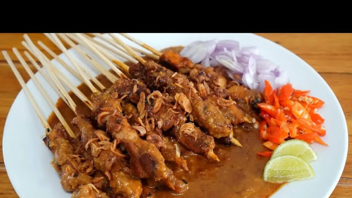 Ilustrasi sate madura.