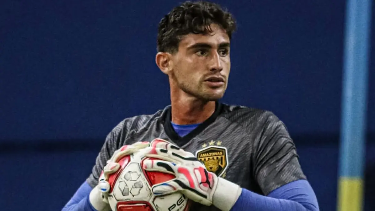 JANGKUNG: Kiper asal Brasil Pedro Caracoci yang dikabarkan akan mendarat di Sleman. Istimewa&nbsp;
