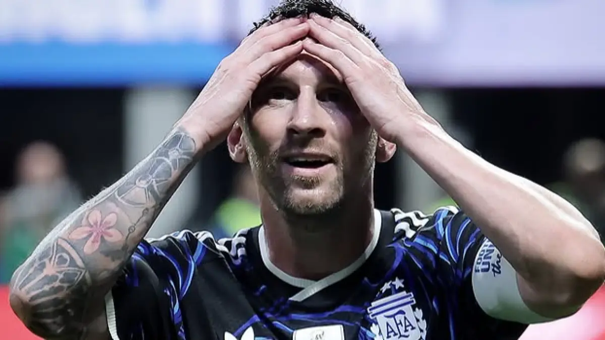 Kapten Argentina, Lionel Messi.