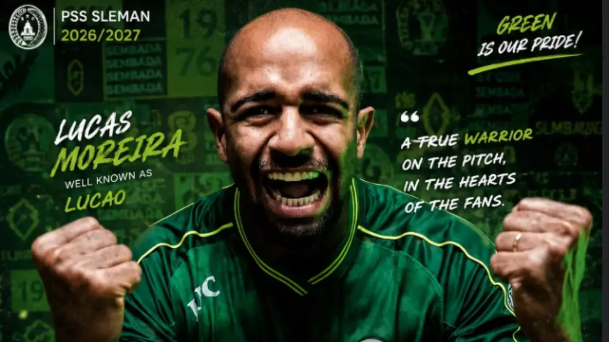 Lucao dikabarkan telah teken kontrak pembaruan dengan PSS Sleman. (ig @atjsportsmanagement)