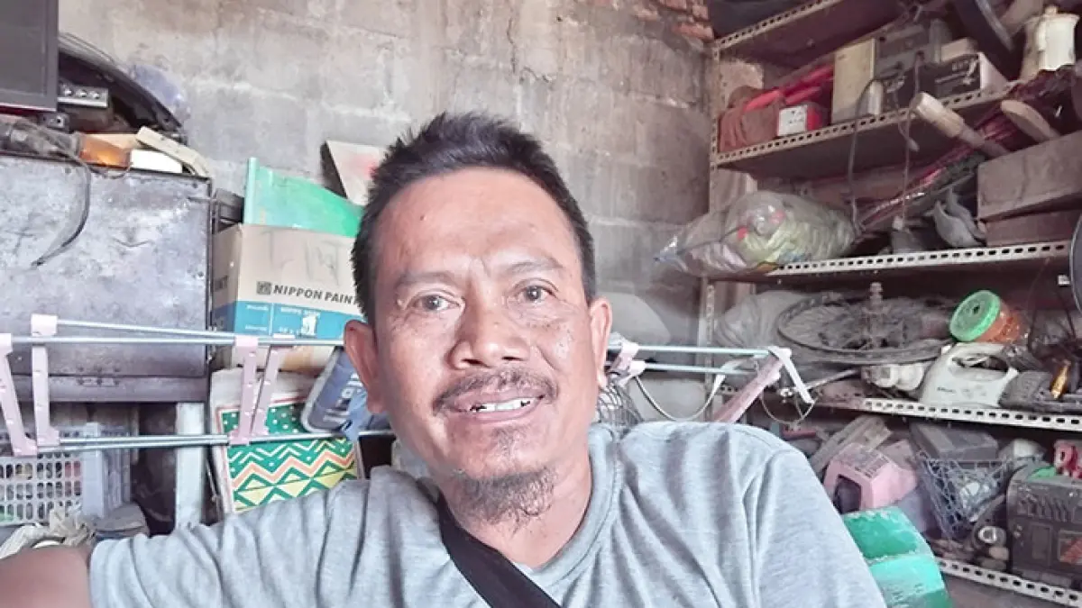 Slamet Siswanto, Penjual Sepeda di Bantul. (Rizky Wahyu/Radar Jogja)