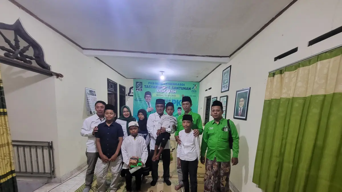 Harlah ke-28 PKB, DPC PKB Sleman Berbagi Kasih Lewat Santunan Anak Yatim dan Rangkaian Aksi Sosial
