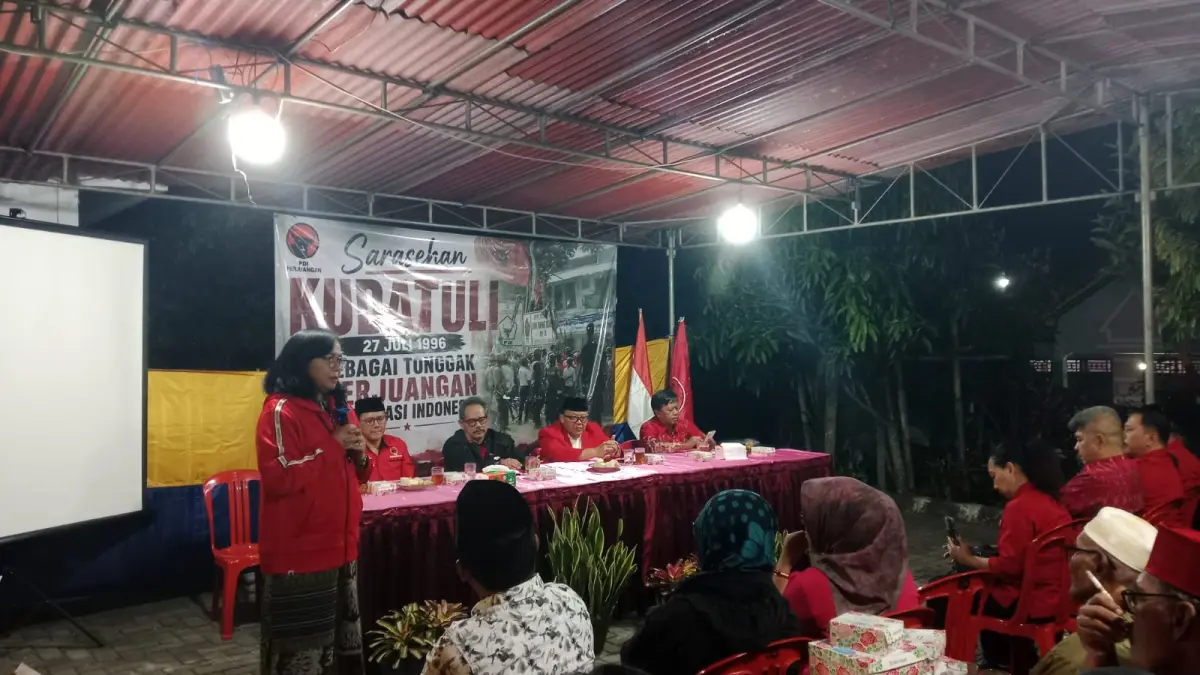 Sarasehan Kudatuli DPC PDI Perjuangan Sleman - Delima Purnamasari/Radar Jogja