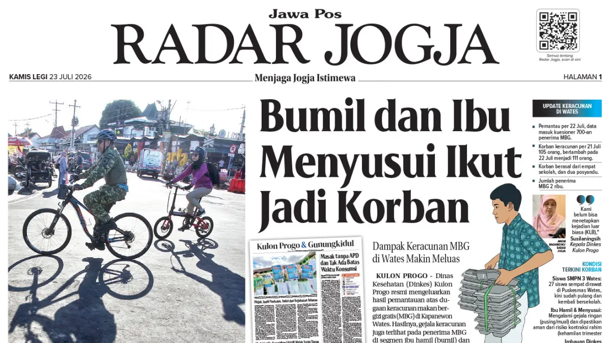 JAWA POS - RADAR JOGJA, EDISI KAMIS, 23 JULI 2026