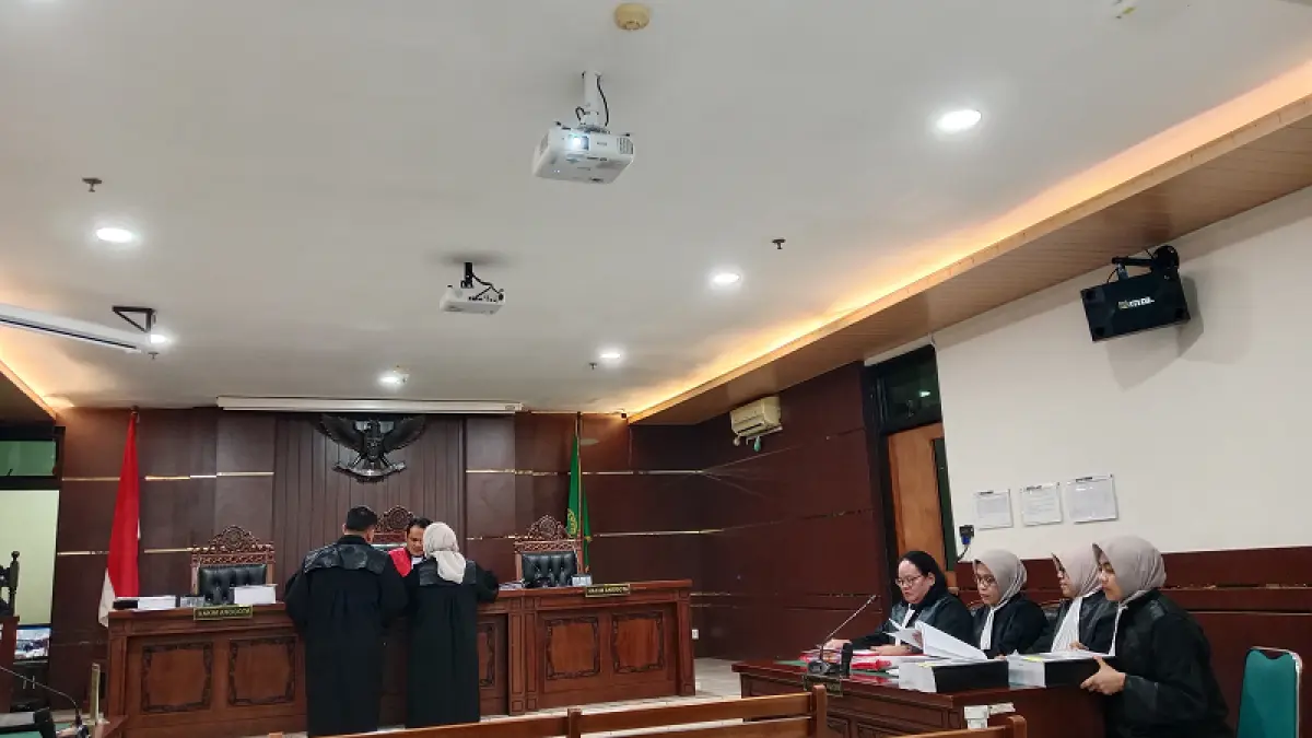 MASIH BERLANJUT: Sidang ketiga praperadilan dengan pemohon tersangka Raudi Akmal, Rabu (22/7/2026). Delima Purnamasari/Radar Jogja