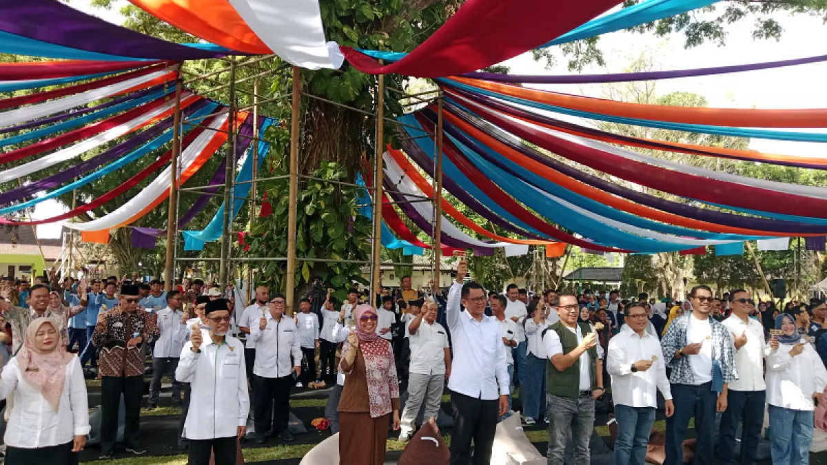 Peringatan Hari Anak Nasionaldi Candi Prambanan pada Rabu (22/7/2026). Delima Purnamasari/Radar Jogja
