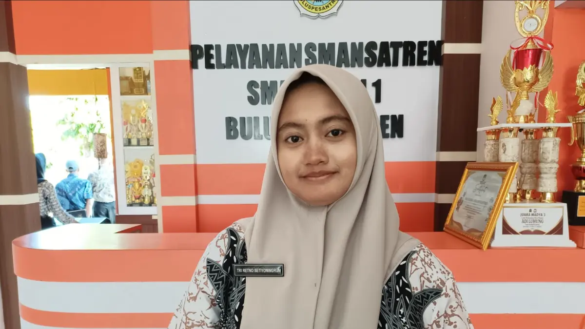 &nbsp;Siswa kelas XI SMAN 1 Buluspesantren Tri Retno Setyoningrum. (M Hafied/Radar Jogja)