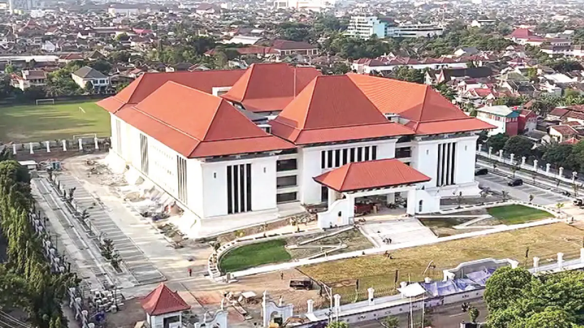 GEDUNG BARU: Bangunan DPRD DIY yang berada di Jalan Kenari yang akan menggantikan gedung di Jalan Malioboro 54 Yogyakarta(SETWAN DPRD DIY FOR RADAR JOGJA)