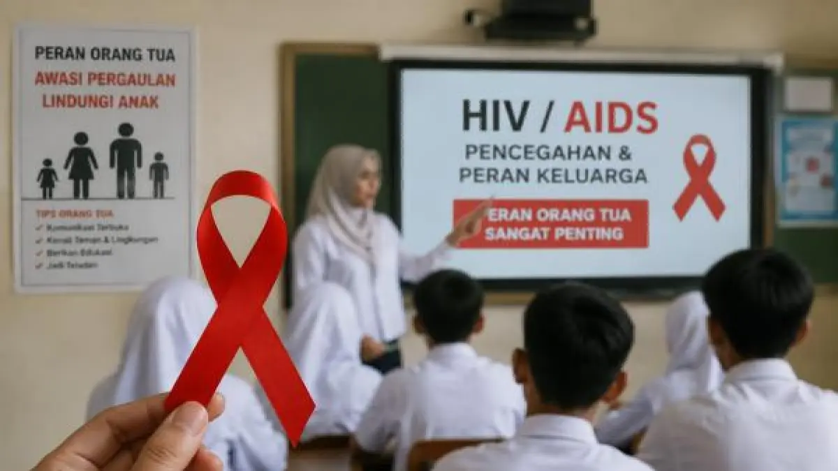 Ilustrasi HIV.