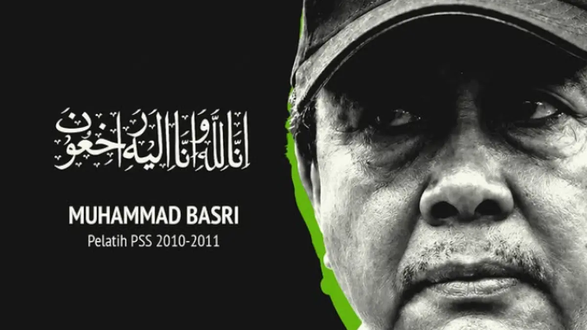 Mantan pelatih PSS Sleman, Muhammad Basri meninggal dunia. (instagram PSS Sleman)