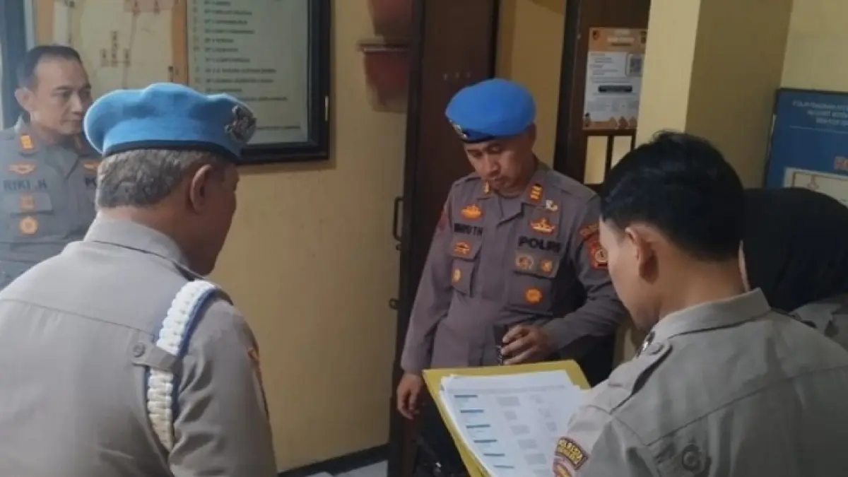 SIGAP: Jajaran Polresta Jogja saat melakuakn sidak di Mapolsek Danurejan, Rabu (22/7/2026). Dok Polresta Jogja