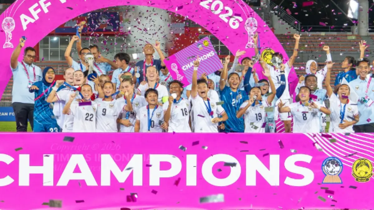 Timnas Putri Indonesia menjadi juara AFF Women