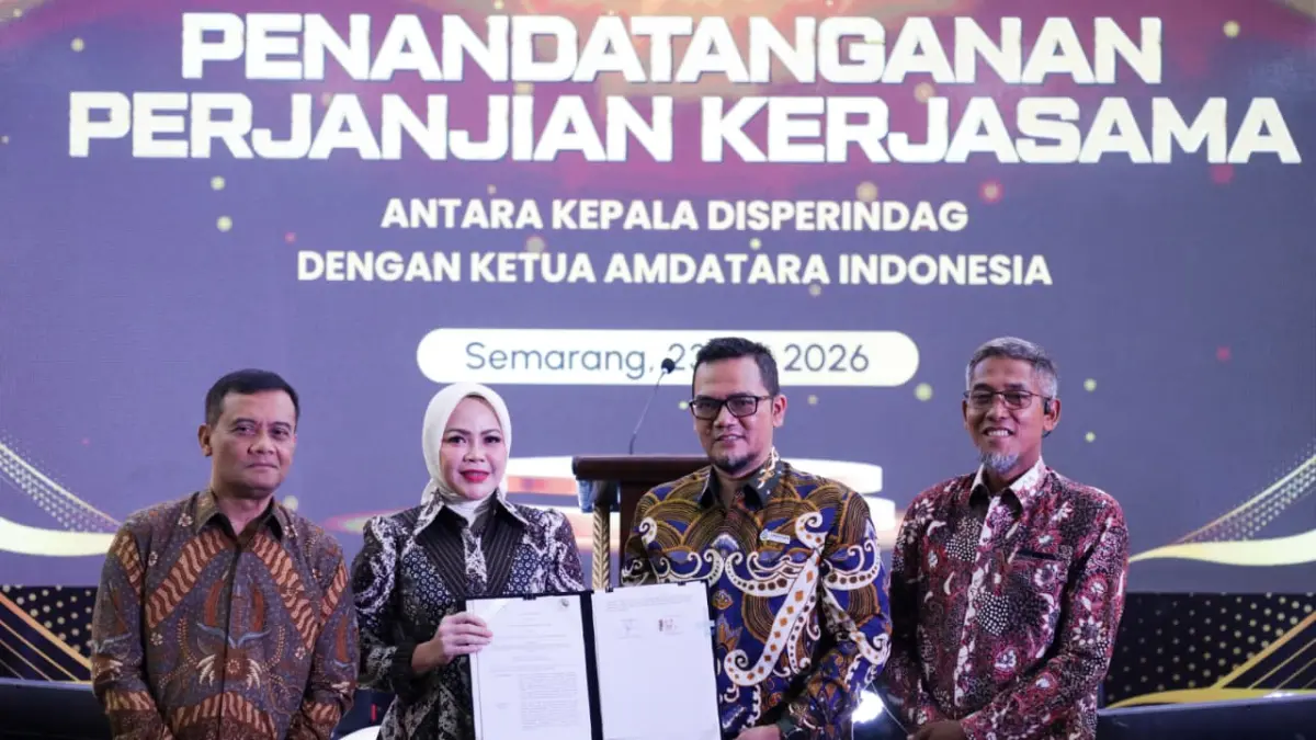 Ahmad Luthfi dalam Jateng Green Industrial Summit 2026 di Grand Candi Hotel, Kota Semarang Kamis, 23 Juli 2026.