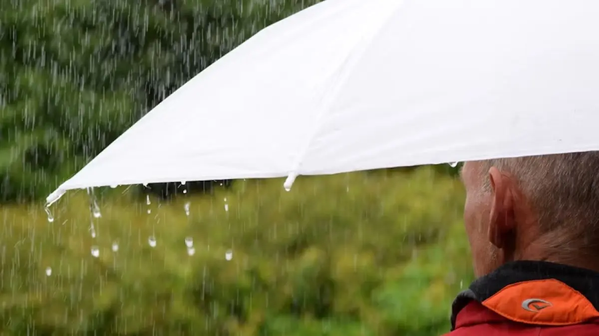 Ilustrasi hujan panas atau sunshower. (Unsplash)
