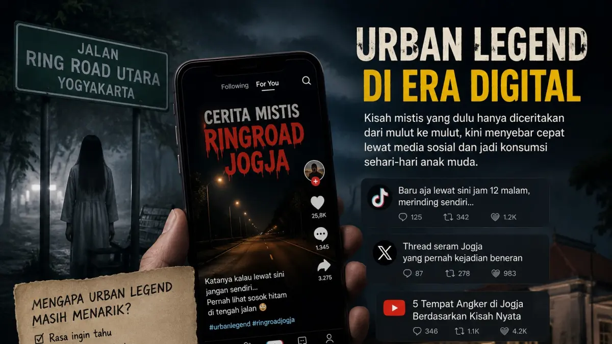 Ilustrasi urban legend. 