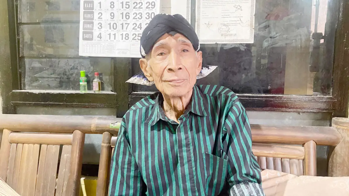 Pegiat kesenian Srandul Basiran Basis Hargito. Cintia Yuliani/Radar Jogja