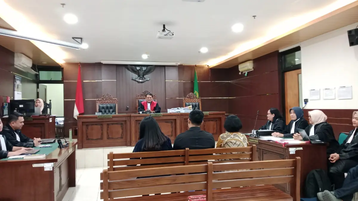Sidang praperadilan dengan pemohon Raudi Akmal Jumat (24/7)  - Delima Purnamasari/Radar Jogja
