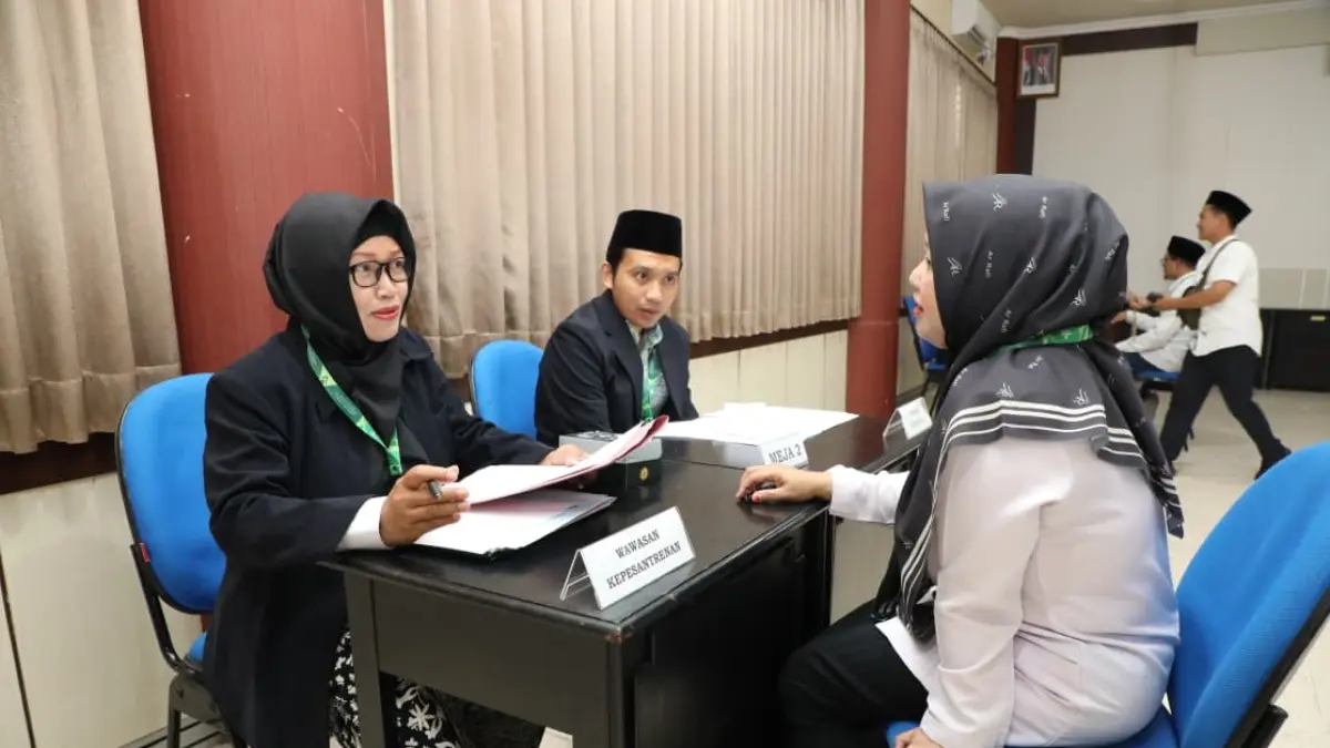 Proses seleksi calon penerima beasiswa santri dan pengasuh pesantren dari Pemerintah Provinsi (Pemprov) Jawa Tengah