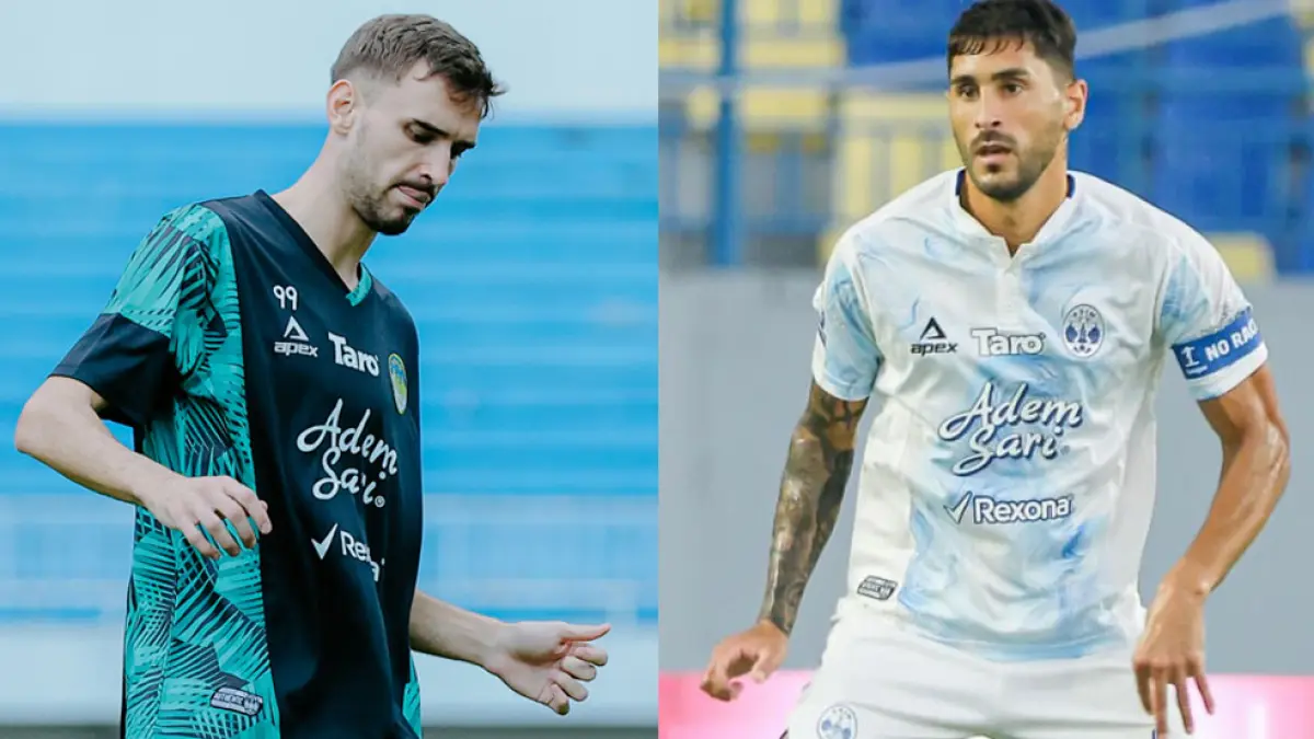 Franco Ramos Mingo dan Nermin Haljeta. Dok. PSIM Jogja&nbsp;
