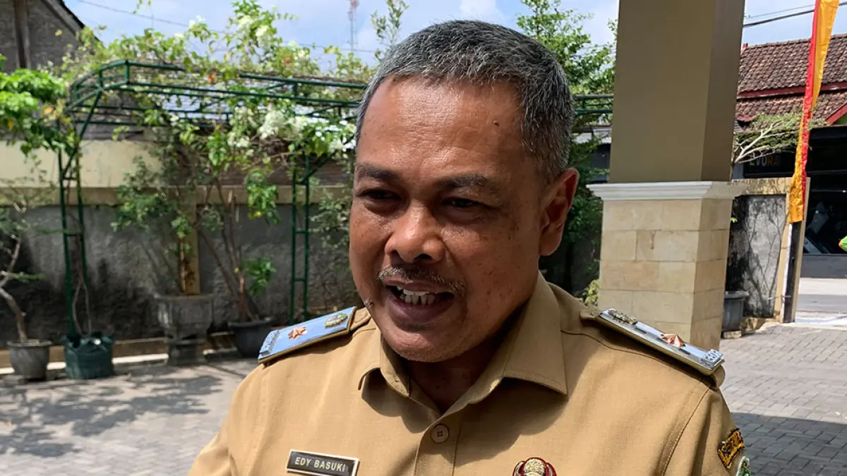 ‎Kepala Dinas Lingkungan Hidup (DLH) Gunungkidul Edy Basuki. Dzika Fajar/Radar Jogja
