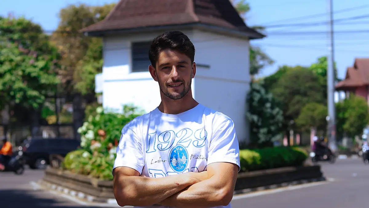 Pemain baru PSIM Jogja Adrian Dalmau. Dok. PSIM Jogja 
