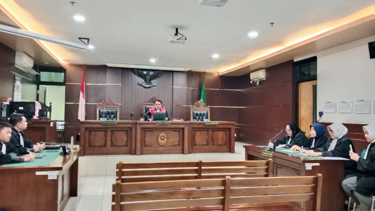 Sidang putusan praperadilan dengan pemohon Raudi Akmal pada Selasa (28/7)&nbsp; - Delima Purnamasari/Radar Jogja