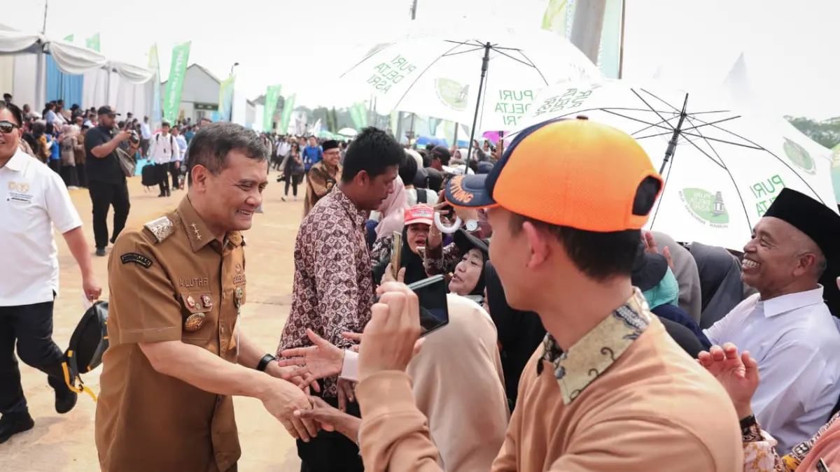 Akad Massal 62.710 Unit KPR Rumah Subsidi dan KUR Perumahan di Perumahan Puri Delta City Side, Desa Siwatu, Kecamatan Wono tunggal, Kabupaten Batang, Kamis, 30 Juli 2026.&nbsp;