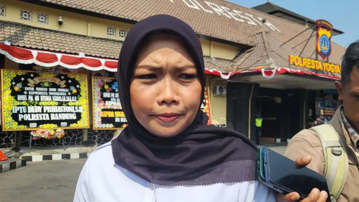Kanit Perlindungan Perempuan dan Anak (PPA) Polresta Jogja Iptu Apri Sawitri saat ditemui, Kamis (23/7/2026). (Foto: IWAN NURWANTO/Radar Jogja)
