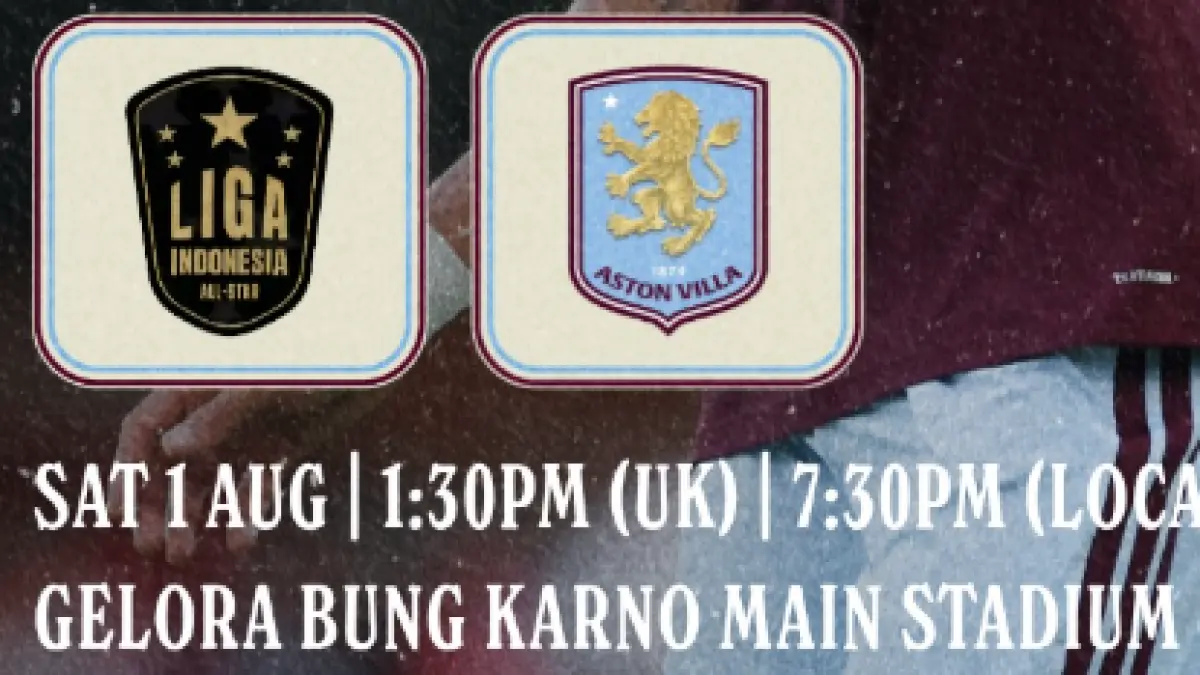 Indonesia All Stars akan hadapi Aston Villa dalam pertandingan di Stadion Gelora Bung Karno, Jakarta pada Sabtu (1/8) besok.