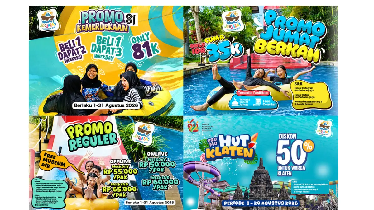 Berbagai promo menarik 