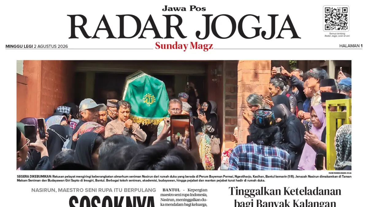 JAWA POS - RADAR JOGJA, EDISI MINGGU, 2 AGUSTUS 2026