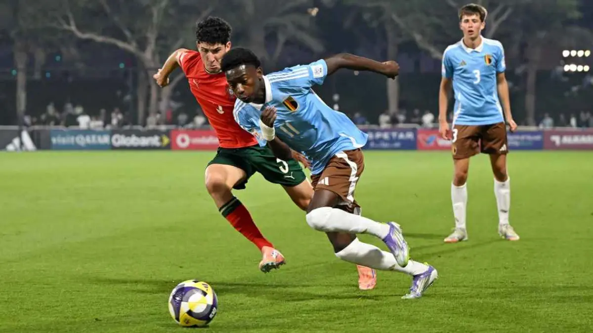 Jesse Bisiwu saat memperkuat Belgia.