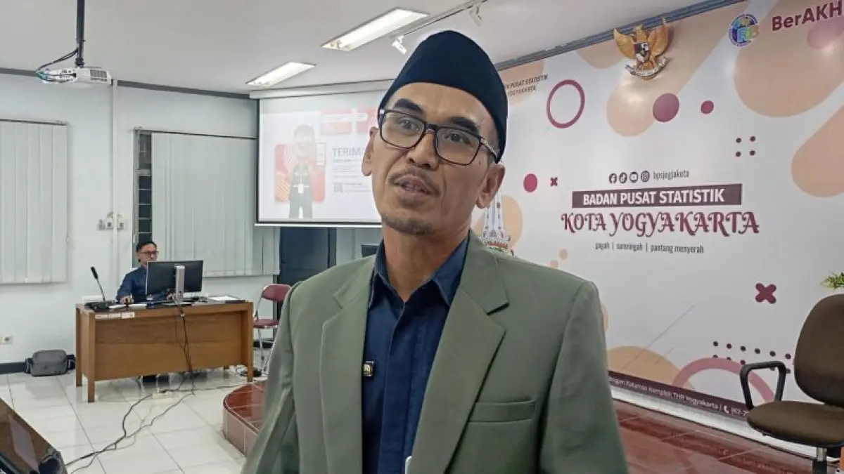 Kepala BPS Kota Jogja Joko Prayitno. (Iwan Nurwanto/Radar Jogja)